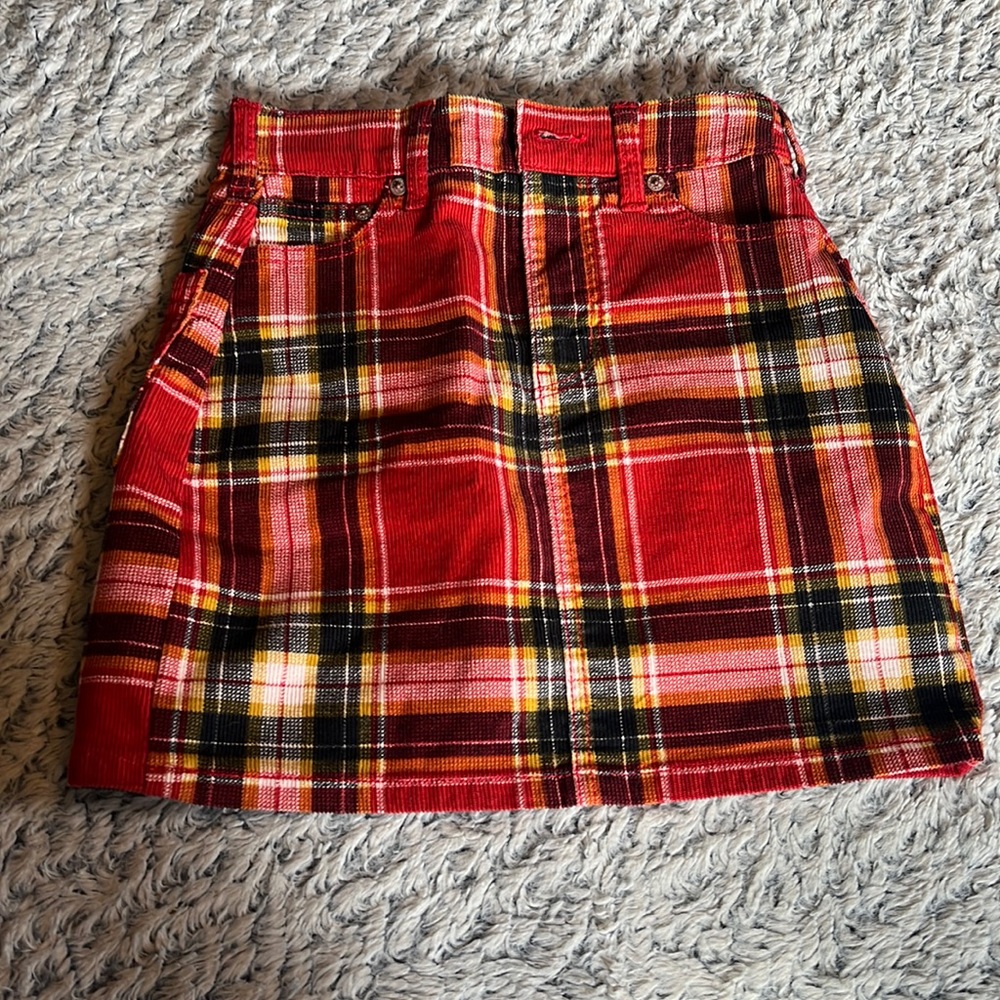 American eagle plaid skirt